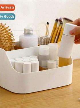 Desktop makeup organizer simple compartment remote control s