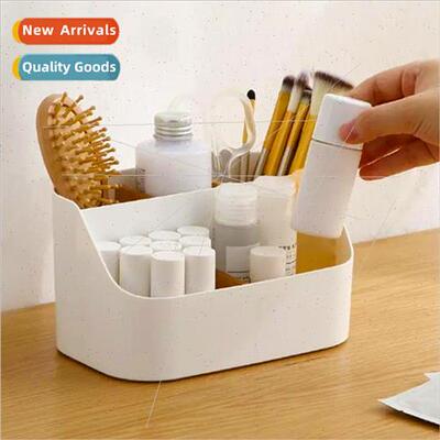 Desktop makeup organizer simple compartment remote control s