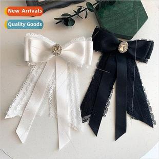rhinestone tie college brooch professional Korea pin bow