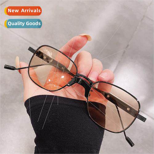 Ins wind glasses frame Korean small frame nd sunglasses men