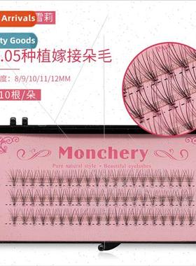 Eyelash Extensions Soft Duo Hair 0.05 Thick ngle Cluster 10