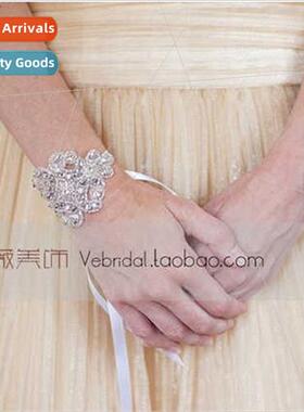 XI07 high-grade luxury rhinestone bridal bracelets wristband