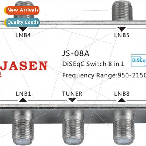 DS81 axing JS-08A DiSEqC8*1 1.1 Eight Input One Output Diver