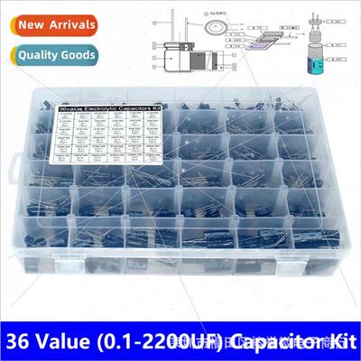 960PCS 36 kinds capacance 1000uf 25V 35V plug-in aluminum el