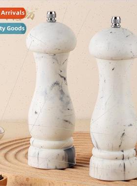 6 inch marbled pepper grinder household black pepper mill se