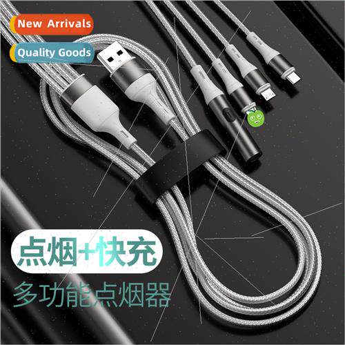 New one tow four data cable cigarette lighter  适用apple tc