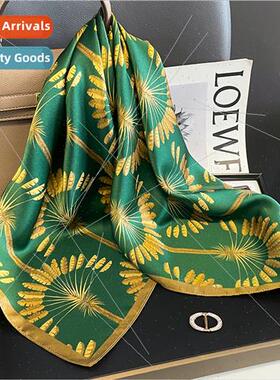 2023 Korean  spring fall new mulberry silk decorative necker