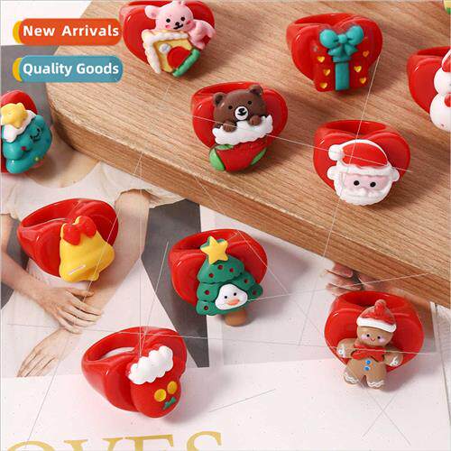 Christmas Day Rings 2022 Autumn Winter New Rings Christmas T