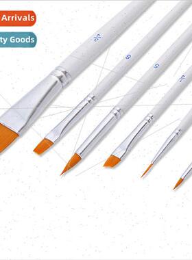 Whe Stick Gouache Nylon Brushes 6pcs Painting Brush Set Wate