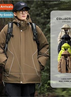 Charge coat down jacket men winter padded thickened whe duck