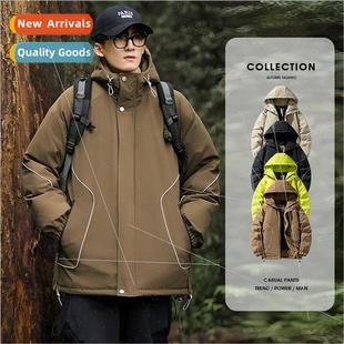 jacket men whe coat duck thickened down padded Charge winter