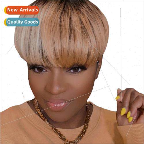 Chemical Fiber Wig Europe Wigs Women Short Whole Top Chemica