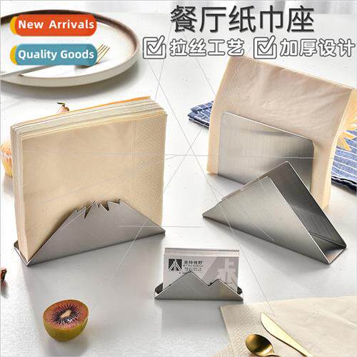 Stainless Steel Paper Towel Holder Triangle Snow Mountain Bu