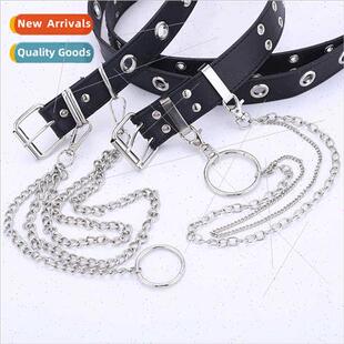 Air eye combination  hanging chain belt ladies fashion casua