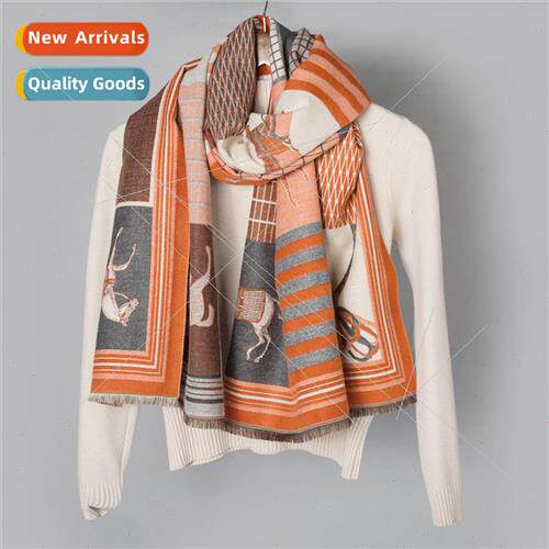 2023 winter new women scarf Japan Korea sweet anti-cold warm