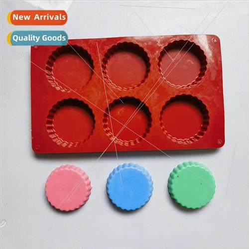6 lace discs 553 chocolate silicone mold cake pudding desser