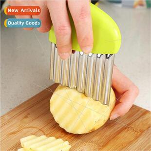 Mini Stainless Steel Potato Slicer Wavy Fries Cutter Multifu