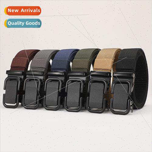 New Toothless Automatic Buckle Belt Thickened Imation Nylon