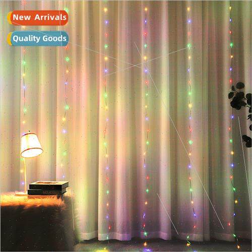 Source led colorful lights curtain lights full stars waterfa