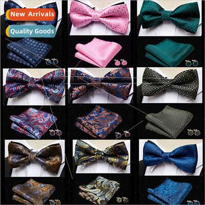 Men Bow Tie Groom Best Man Master Ceremonies Host Formal Su