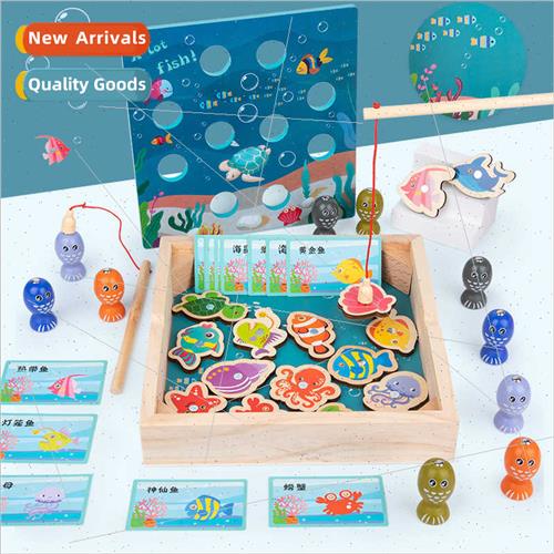 Fishing toys 适用children magnetic fish boys girls infants t