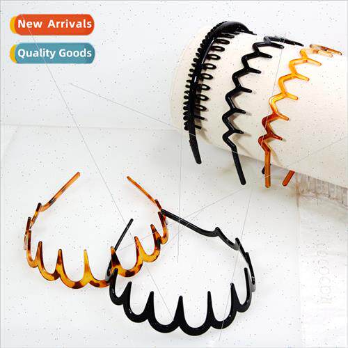 Korean comb teeth hair band plastic long teeth ring jewelry