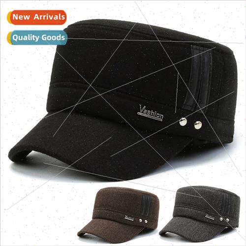 Hat winter outdoor warm ear protection cap men middle-aged e