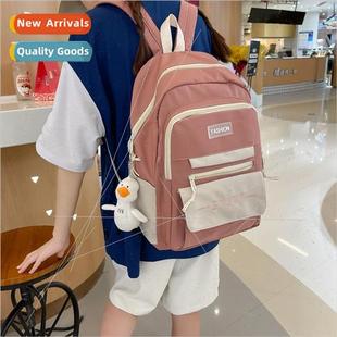 fashion junior students Schoolbag bag Korean shoulder 2021