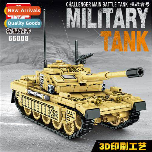 Ivy Building Blocks 66008 Milary Challenger Tank DIY Kids Pu