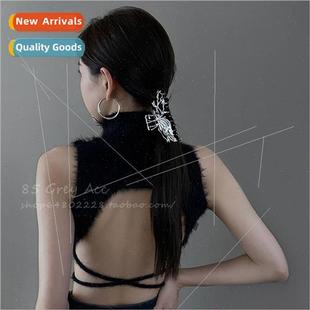 Clip Female Grab quid Plate Hair Head Metal Back