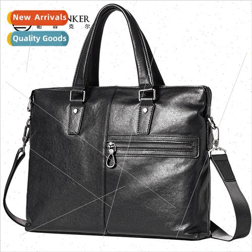 New leather men bags leather handbags business casual should