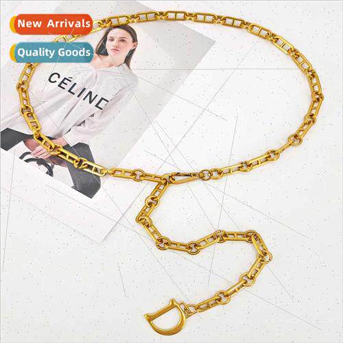 Vintage hundred waist chain female fashion new tide French a