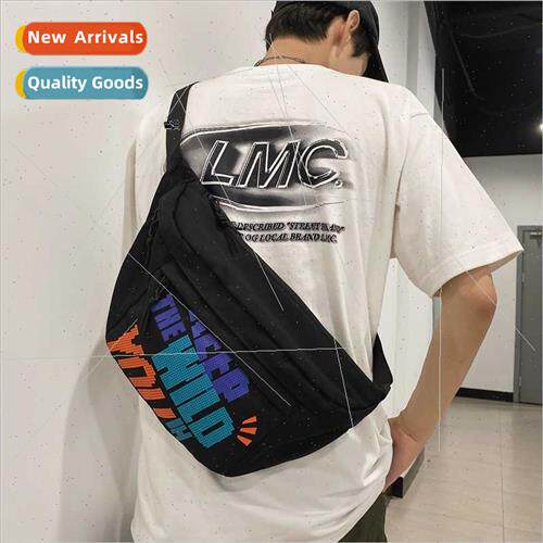 Crossbody bag boys bag men large-capacy chest bag Japan tide