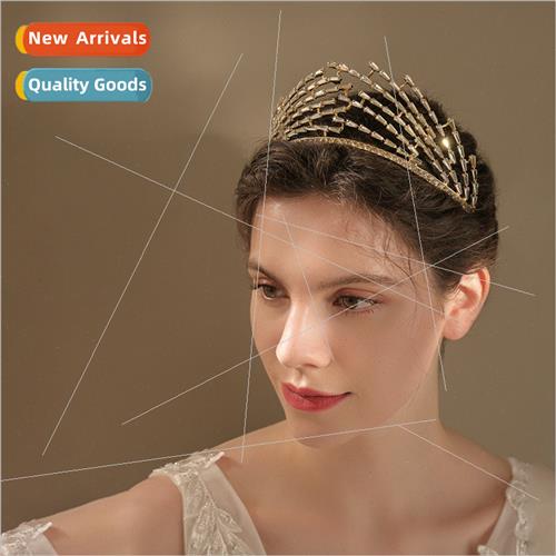 Europe Mori super fairy princess headdress wedding dress vin