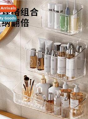 Bathroom cosmetic organizer bathroom vany no-punch wall-moun