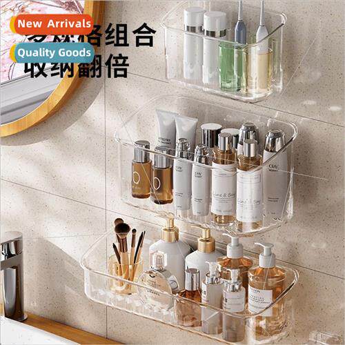 Bathroom cosmetic organizer bathroom vany no-punch wall-moun