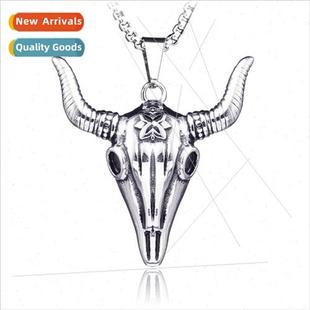 cattle hop retro necklace bone men tide set hip Excellent