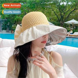large brim colorful Hat pineapple summer rubber patte female