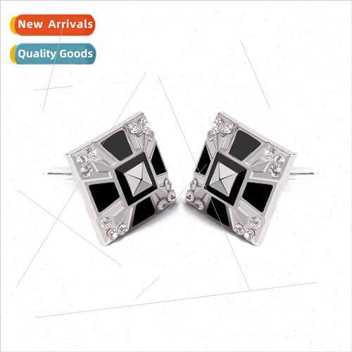Europe cufflinks square men cufflinks fashion French diamond