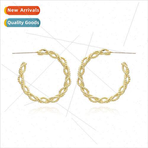 New simple alloy earrings temperament women wild encircling