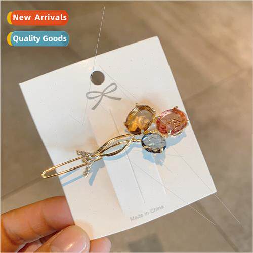 Korea new balloon hair clips imation crystal bangs clip girl