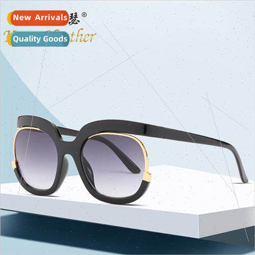 New large frame sunglasses 9051 Europe nd ladies sunglasses