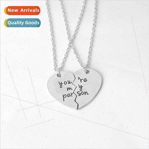 Accessories Engraved You Are My Person Couple Necklace