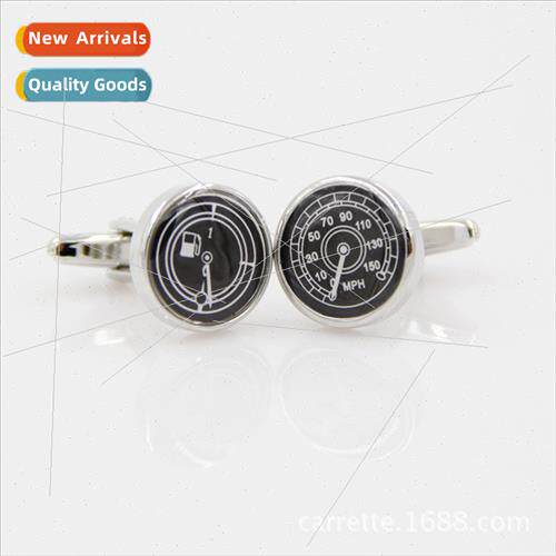 Speedometer Fuel Gauge Shape Cufflinks Men French Shirt Cuff