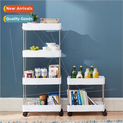 Kchen Bedroom Multi-tier Storage Cart Snacks Storage Organiz