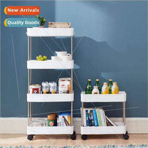 Kchen Bedroom Multi-tier Storage Cart Snacks Storage Organiz