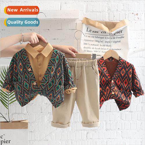 Boys  cardigan jacket fall childrens suit baby new handsome