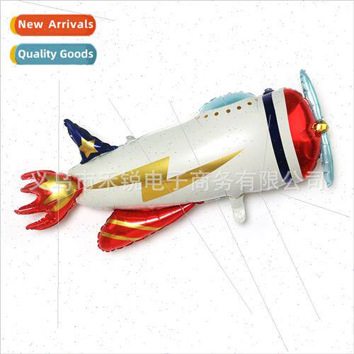 ghtning airplane shape aluminum film birthday balloon whe sp