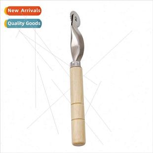 Handle Pointed Tooth Wood Wheel Wooden Presser Tailor Color