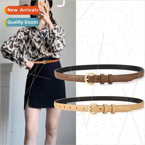 Belt women summer leather fashion jeans belt versatile cowhi